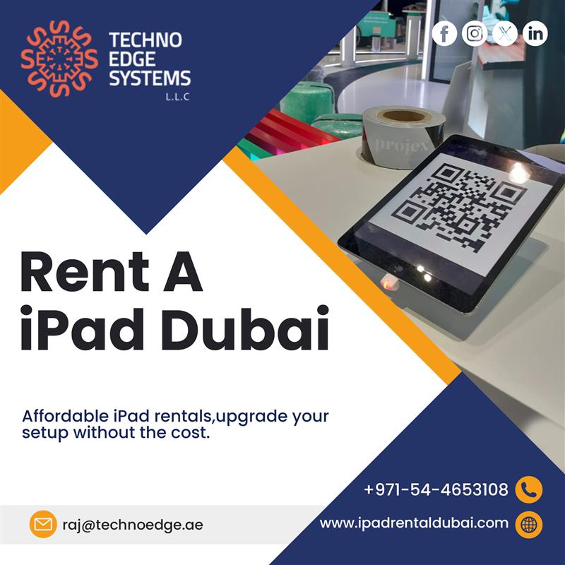 Get the Latest iPads for Rent in Dubai